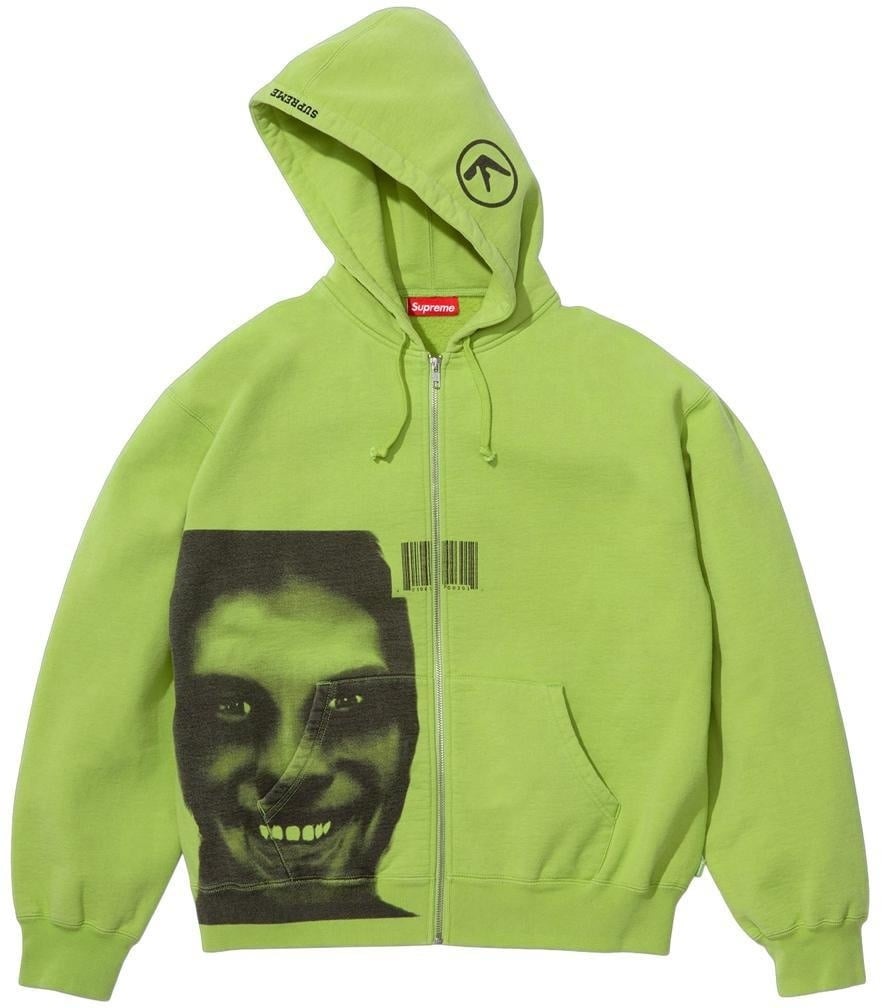 Supreme/Aphex Twin Zip Up Hooded Sweatshirt view 17